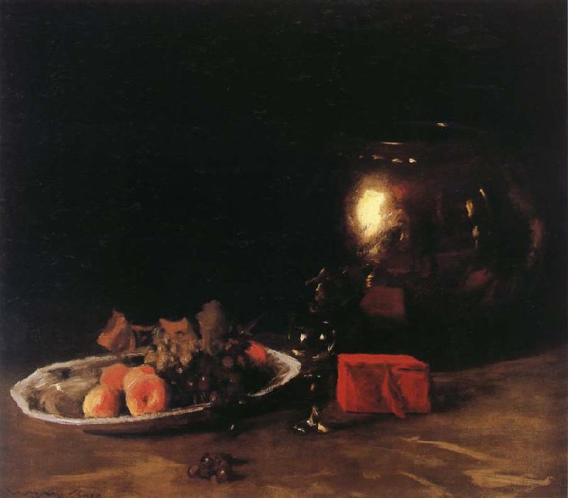 William Merritt Chase Still life